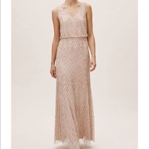 BHLDN beaded formal gown